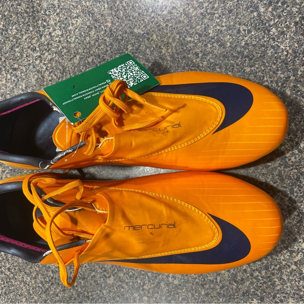 Nike Mercurial Vapor IV FG US 10.5 Orange Peel: Cristiano Ronaldo, CR7, Vintage